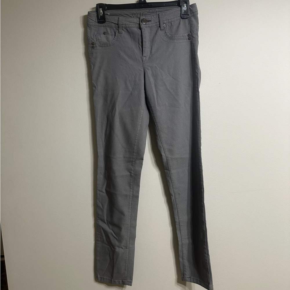 Grey Jeggings Mid Rise